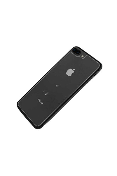 noktaks iPhone 8 Plus - Arka Kasa Koruyucu Maxi Glass Temperli Cam - T21357