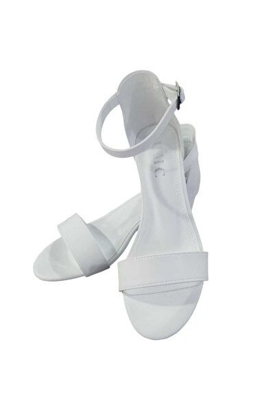 NILOO حذاء نسائي كلاسيكي بكعب عاري - شريط فردي يومي