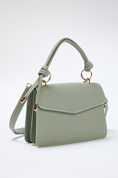 TRENDYOL SHOES Mint Cross Strap Mini City Shoulder Bag Takss25Oc00007