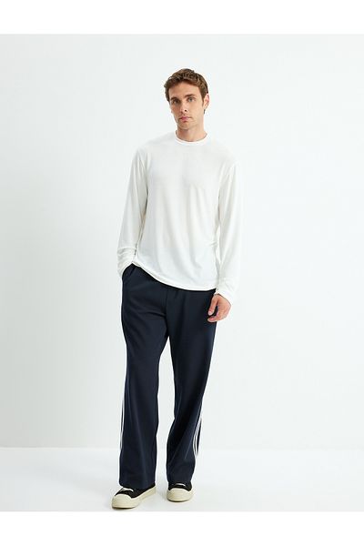 Koton Basic Knitwear Sweatshirt Crew Neck Long Sleeve