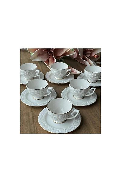 İpek İpek Rosen-100 Gold Coffee Cup Set