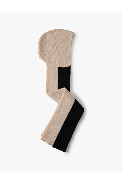 Koton Balaklava Bere Renk Bloklu