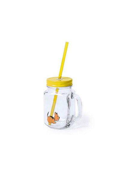 Biggdesign Dogs Lemonade Jar Mug With Handle
