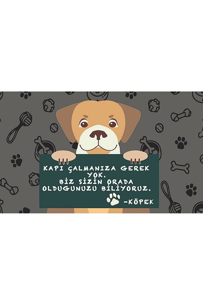 Egebella Non-Slip Base Printed Decorative Door Mat