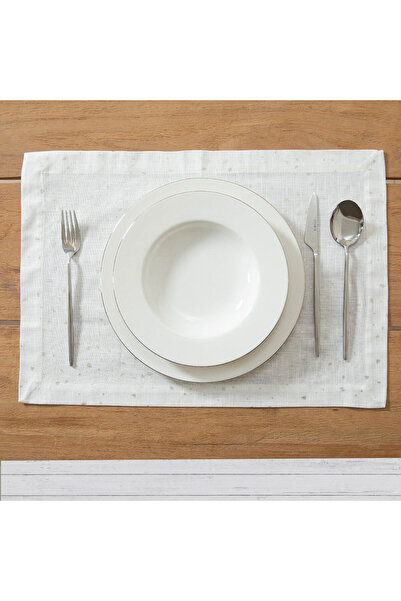 Chakra Leve Amerikan Servis 35x50 Cm Beyaz-gold