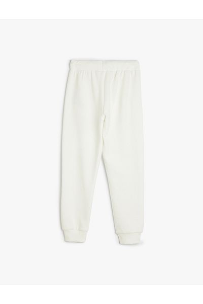 Koton Basic Jogger Sweatpants with Tie Waist Pocket Detail