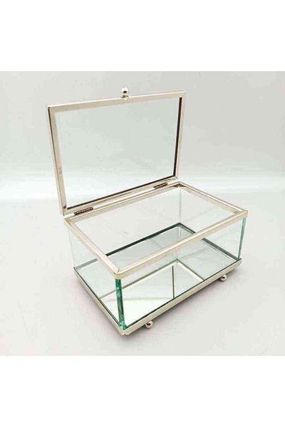 RetroLazer Rose Box Decorative Box 15x10x7 cm Silver
