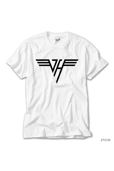 CrowsGate Van Halen Logo Classic White T-Shirt