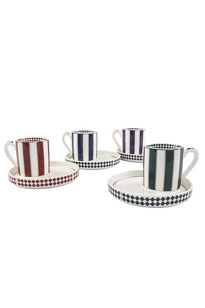 Mikasa Moor Alice Set of 4 Coffee Cups