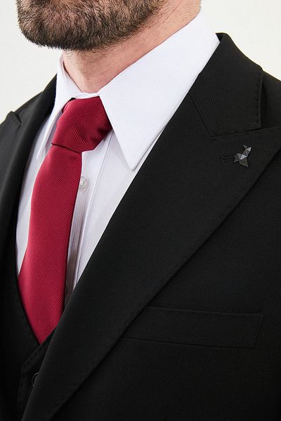 Mcr Pointed Collar Suit Set