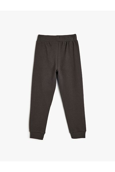 Koton Basic Jogger Sweatpants with Tie Waist Pocket Detail