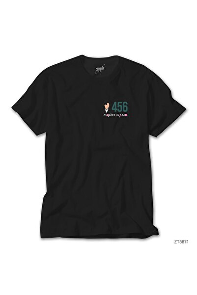 CrowsGate Tricou negru Squid Game Gamer 456