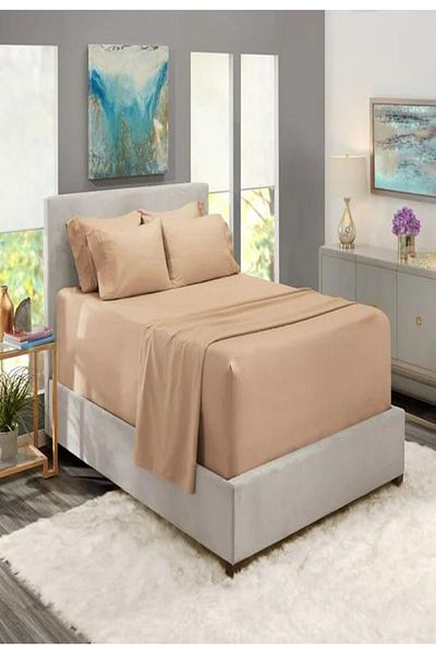 PIRILTI COLLECTION Double Bed Sheet Set - King Size (200X200 40 cm _50X70 2 Pcs)
