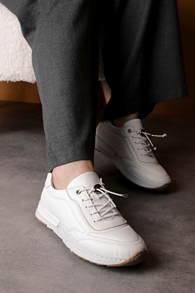 MY DERİ Casty Жіночі ортопедичні повсякденні туфлі з шнурівкою з натуральної ...