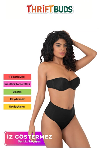 Thriftbuds Corset confortabil, invizibil, premium, cu efect de fermitate, tăi...