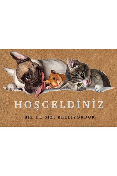 Egebella Non-Slip Base Printed Decorative Door Mat
