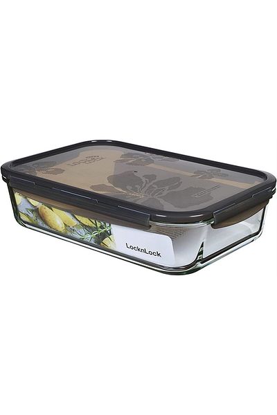 Lock & Lock Locknlock Euro Quadrilateral 3.6L Oven and Storage Container - Gray