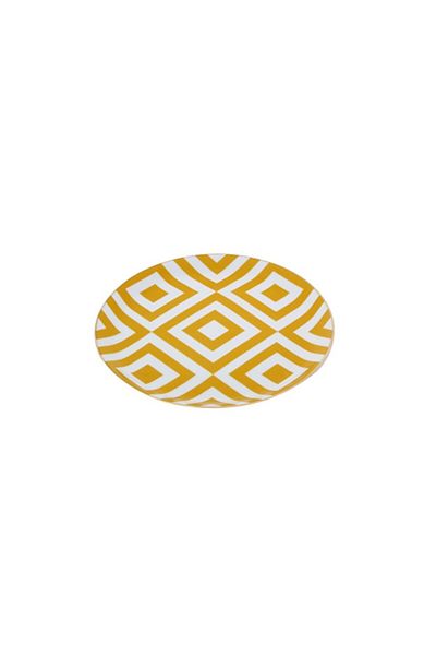 Porland Morocco Pattern4 Yellow Flat Plate 17 Cm 04a P021453