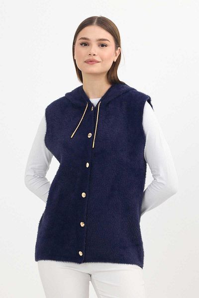 Rays 6681 Model Soft Hooded Vest - Navy