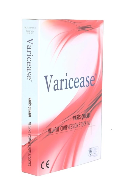Varicease 7211 Comfort Orta Basınç Diz Altı Burnu Kapalı Çorap