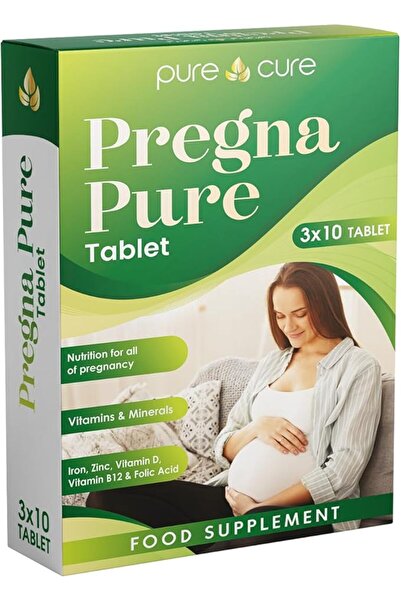Pure Cure أقراص بريجنا بيور 30 قرصًا