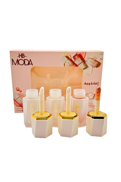 Moda Beauty Glow Luxe Liquid Highlighter Set – Amplify Your Radiance