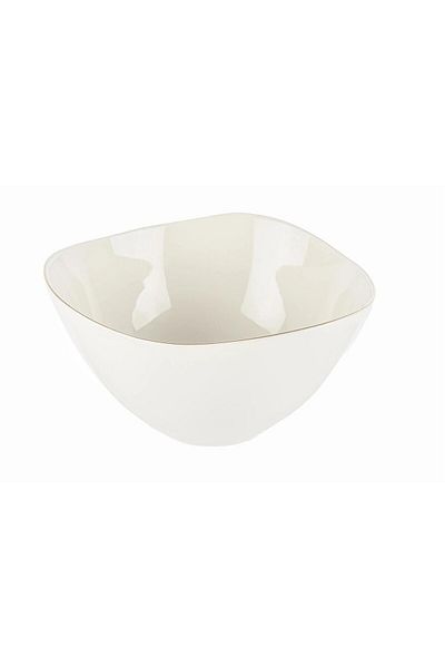 Mikasa Moor Triangular Gold Oval Salad Bowl 23cm