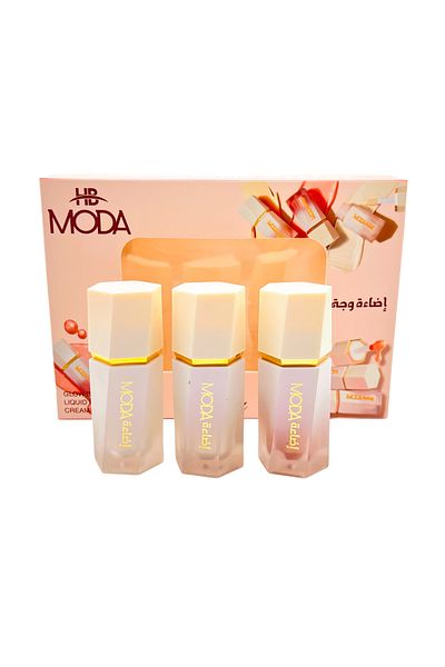 Moda Beauty Glow Luxe Liquid Highlighter Set – Amplify Your Radiance
