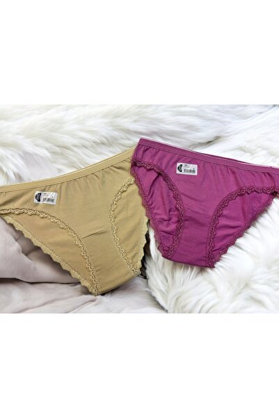 Hirazenmoda Σετ 4 βαμβακερά γυναικεία εσώρουχα μπικίνι