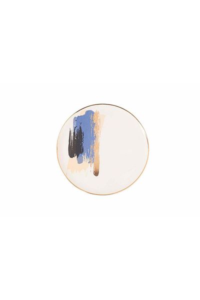 Porland Dash Pattern2 Flat Plate 21cm