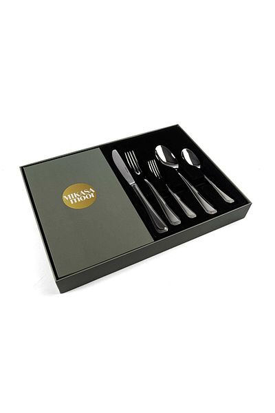 Mikasa Moor Dolce Gold 30 Piece Fork Spoon Knife Set