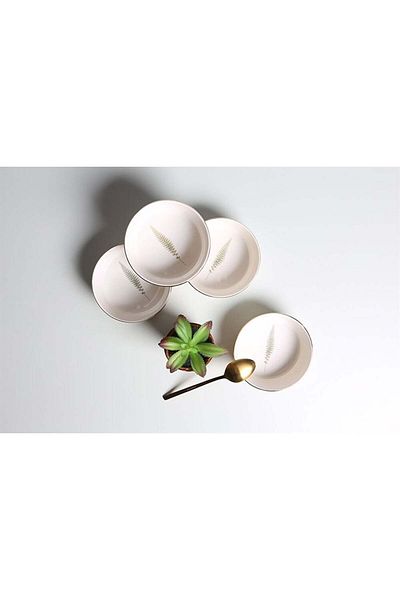Porland Botanical 4-Piece Bowl Set 12cm