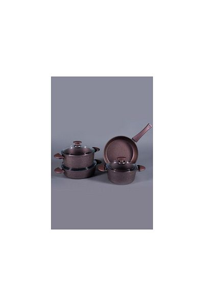 Porland Santino Lilac Cookware Set 7 Pieces
