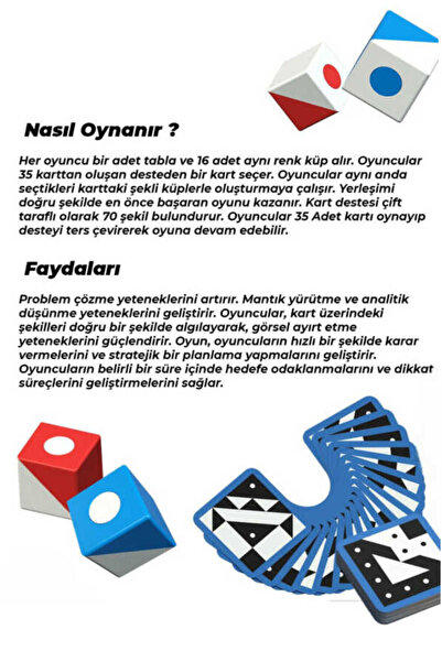 do toys Smart Küpler, Q-Bitz, Görsel Beceri Küpleri, Qbitz