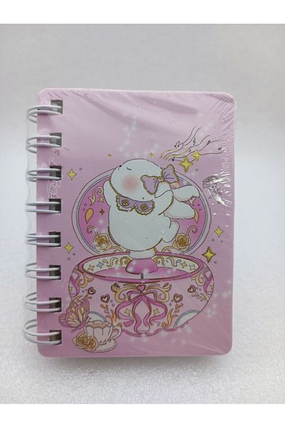 Meyra Accessories Sanrio Cinnamoroll A7 Mini - Spiral Notebook, 2025 Cute Gift, Heightable (8X11)