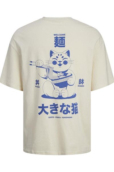 Jack & Jones 12256932 Jortokyo Market Tee Ss Crew Neck Tg Ln Ss Ανδρικό T-shirt