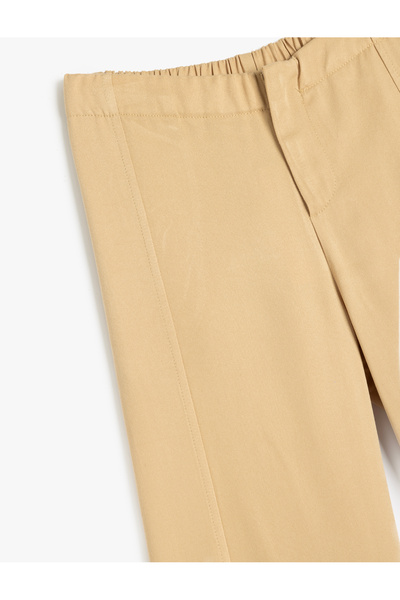 Koton Bol Paça Viskon Kumaş Basic Pantolon