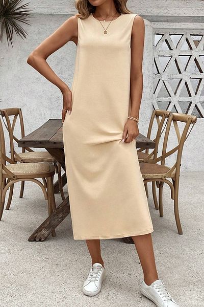 ESPİNA 100% Cotton Combed Sleeveless Dress Liner - Underwear Underskirt