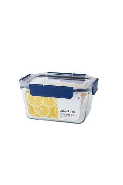 Kitchenaid Locknlock Top Class 1.5L Oven and Storage Container - Quadrilateral Lock - Blue