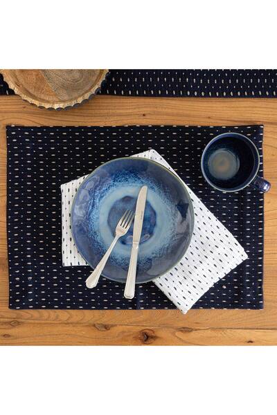 Chakra Viajero Amerikan Servisi 35x50 cm Marin Mavi