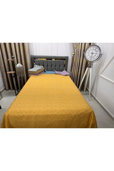 NİVEMESHOME Nivemeshome Mustard 160X230 Single Pique Cover Single