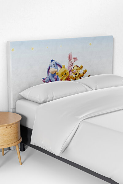 Talia Home Winnie The Pooh Desenli Desenli Yatak Baza Başlık Kılıfı Tlabk-132