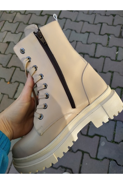 botec Deriwalls kadın bağcıklı yarım kışlık bot