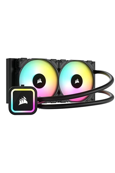 Corsair iCUE H100X RGB Fanlı 240mm AMD/INTEL Uyumlu CW-9060065-WW2 İşlemci Sı...