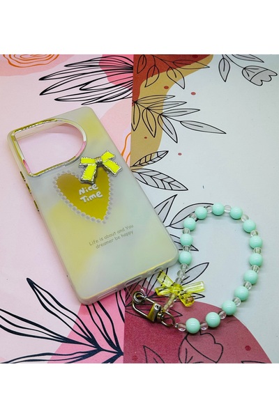 Anka Cep Cep Telefonu Aksesuarları Tekno Tecno Camon 30 (CL6) Kılıf Bileklik İpli Şık Tarz Silikon Kapak