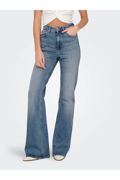 Only Jeans mit ausgestellter Passform ONLJUICY Hohe Taille Ausgestellte Jeans