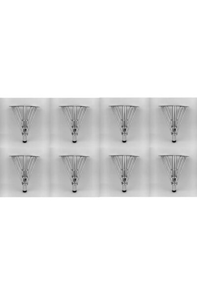 EFAKS Venüs Model 15 Cm Krom Metal Mobilya, Dolap, Koltuk, Tv Ünitesi Ayaklar...