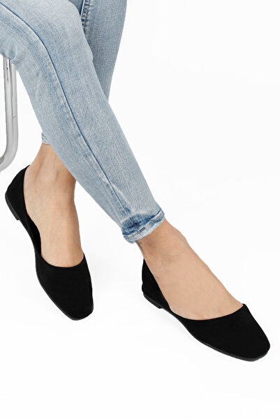 RENKLİBUTİK PANTOFI BĂRBAȚI DE DAMA, CASUAL, COMFORTABILI, DIN NUBUC NEGRU