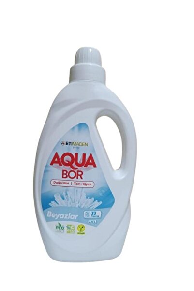 Aquabor ETİ MADEN SIVI ÇAMAŞIR DETERJANI BEYAZLAR 2,15 L 33 YIKAMA