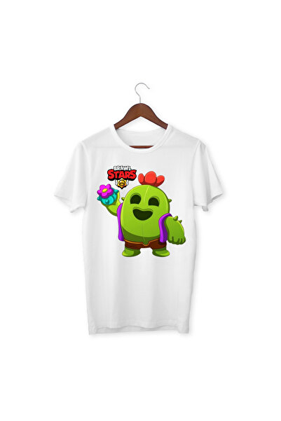 ALPŞAN TİCARET Tricou Spike Brawl Stars Tricou Spike unisex pentru copii adulți